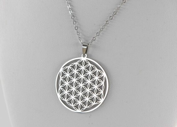 fleur de vie argent