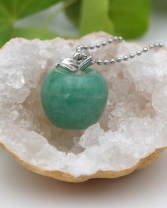 collier pomme aventurine
