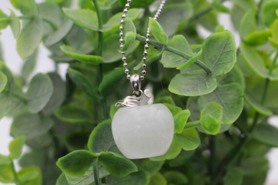Collier pomme cristal de roche