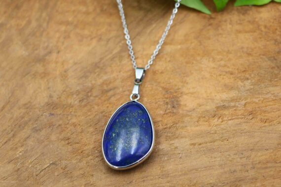 Collier bleu en lapis-lazuli – Image 3