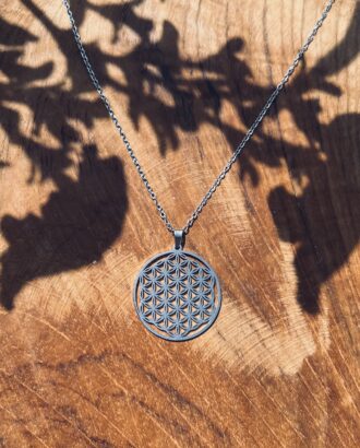 Collier Fleur de Vie en métal